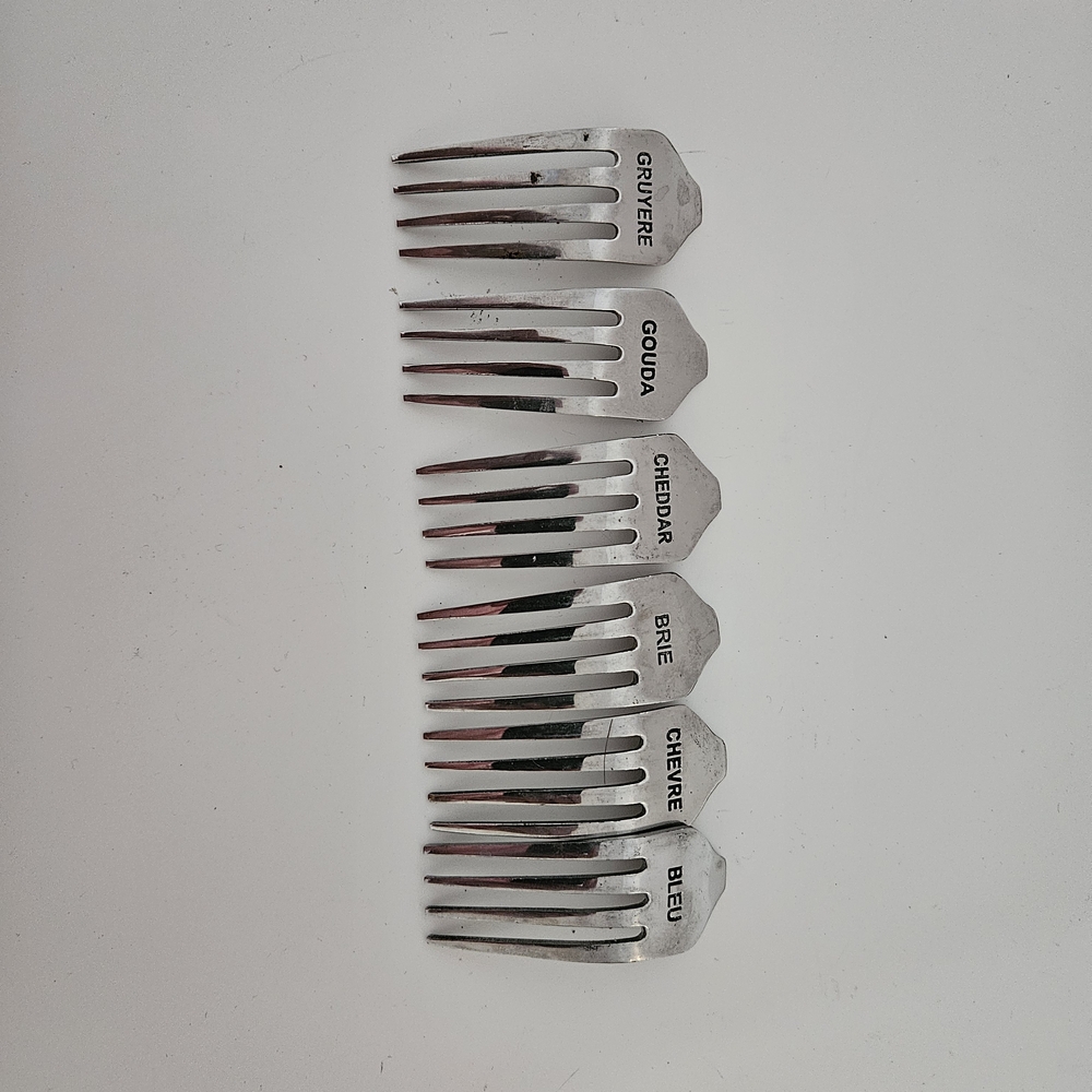 Fork Cheese Markers Set